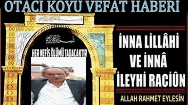 Rıfat CİNGÖZ Vefat Etmiştir.