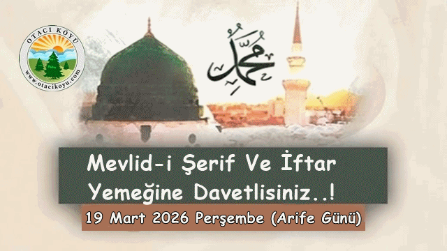 Mevlid-i Şerif Ve İftar Yemeğine Davetlisiniz..!