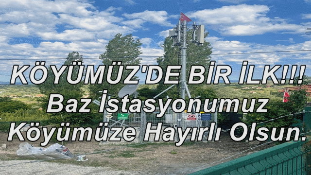 Köyümüz'de Bir İlk!